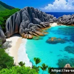 Home 18 세이셸 혼잡하지 않은 비밀 스팟 - Anse Marron's Secluded Beauty**
A breathtaking, slightly elevated view capturing the untouched beau...